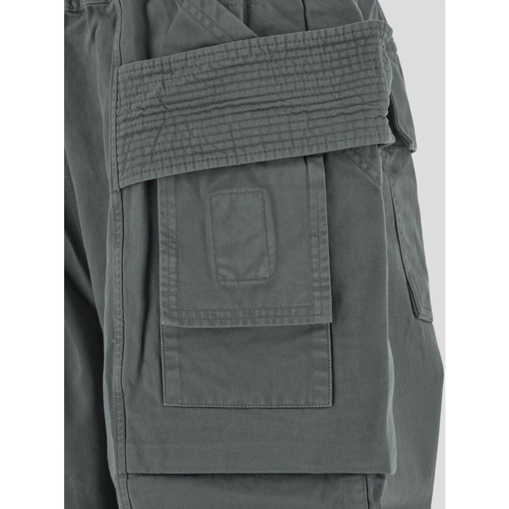 Rick Owens Cargo Pods Katoenen Broek Gray Heren
