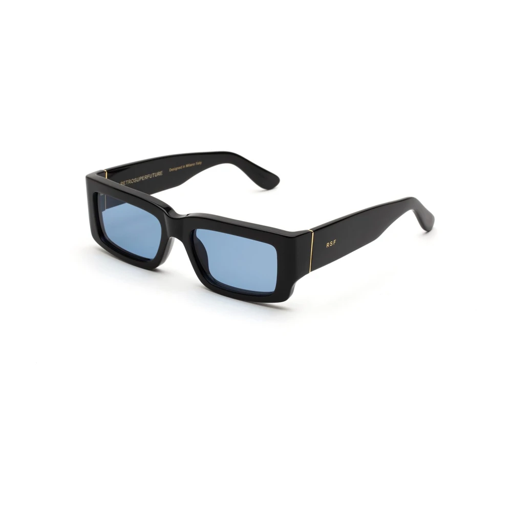 Retrosuperfuture Unisex Black Notte Ons Sunglasses - Sunglasses - 55 Mm - Accessories