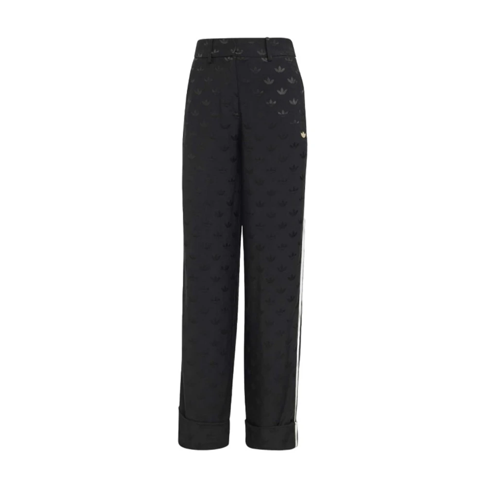 Adidas Premium Jacquard Sweatpants Black Dames