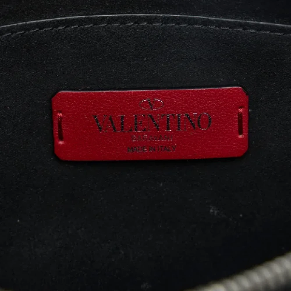 Valentino Vintage Pre-owned Leather shoulder-bags Black Dames