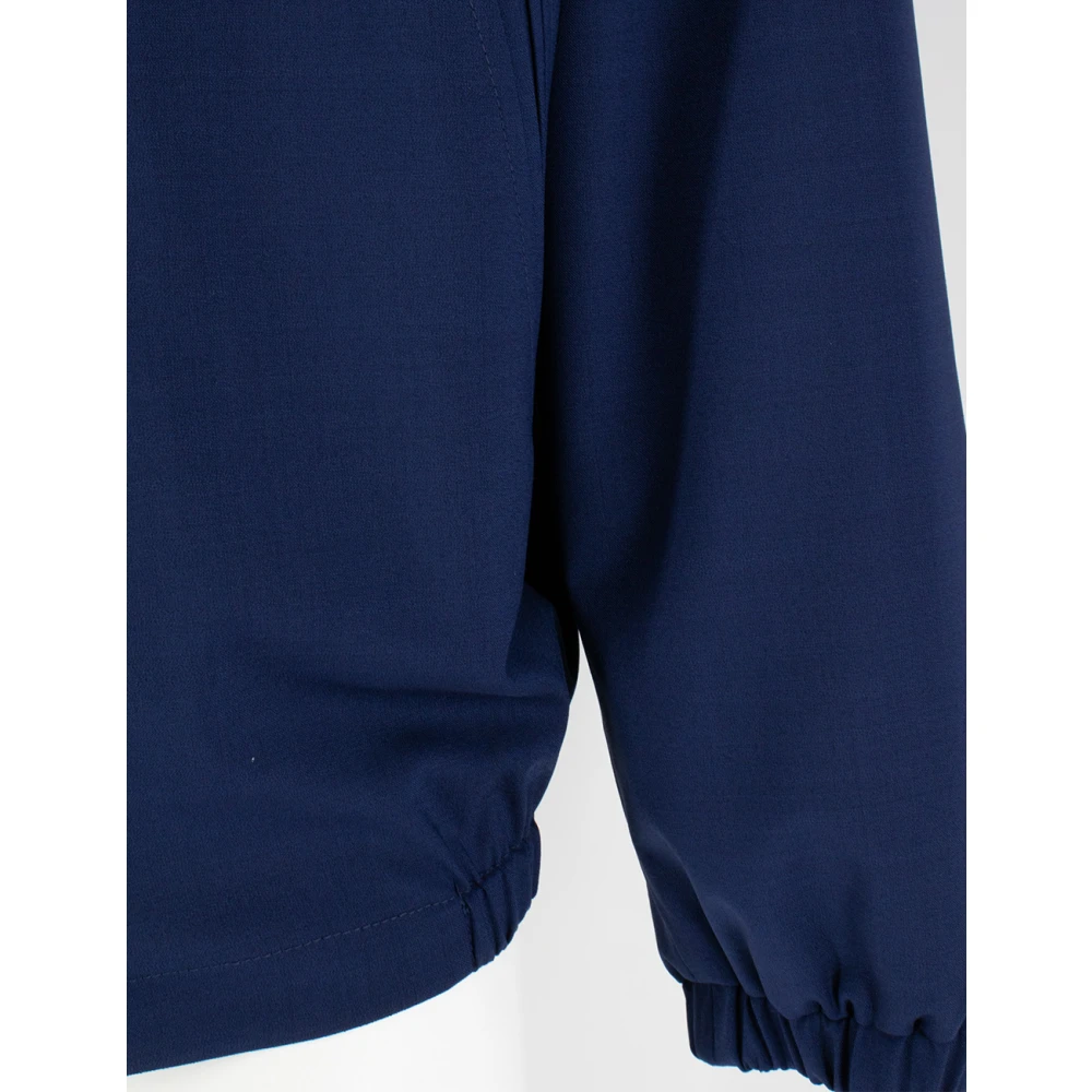 Kiton Klassieke Wolmix Ritsjas Blue Heren