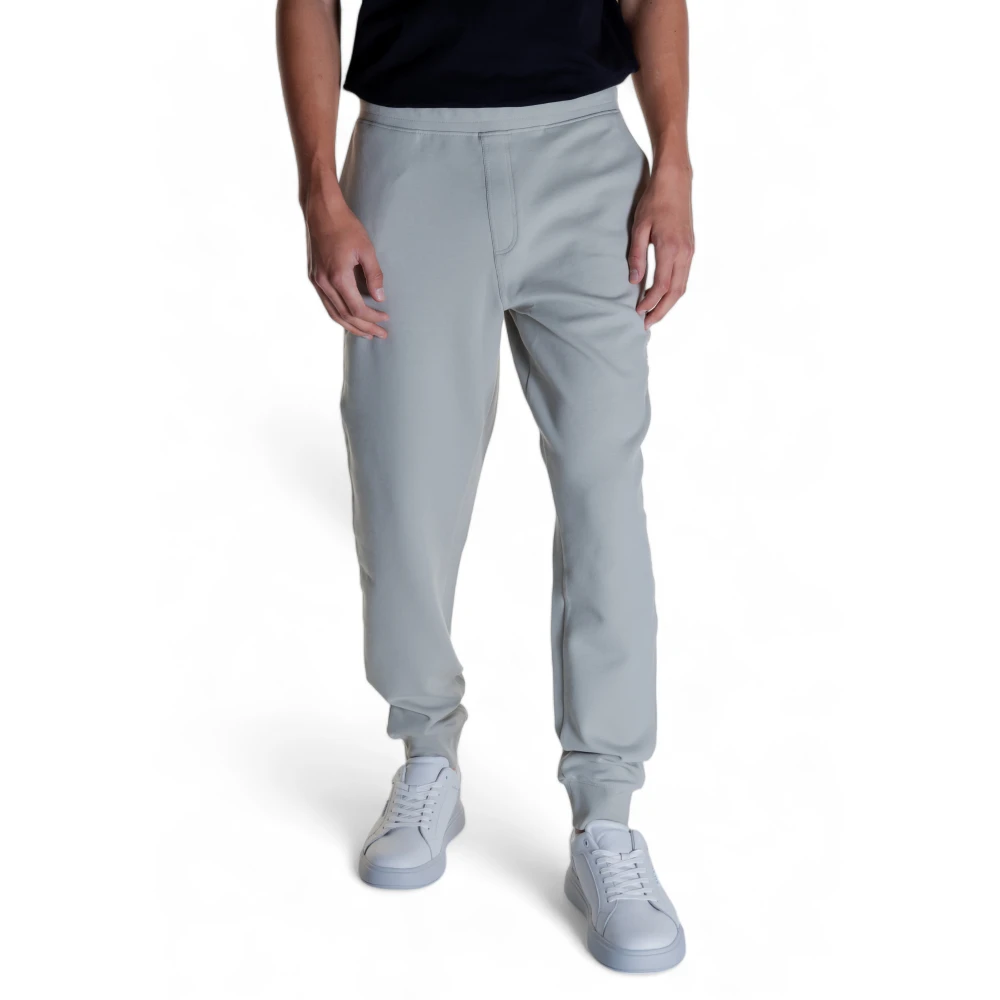 Calvin Klein Geëmbosseerde Logo Broekencollectie Katoenmix Gray Heren