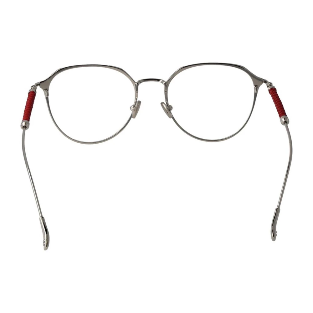 TOD'S Rode ronde metalen optische monturen voor vrouwen Red Dames
