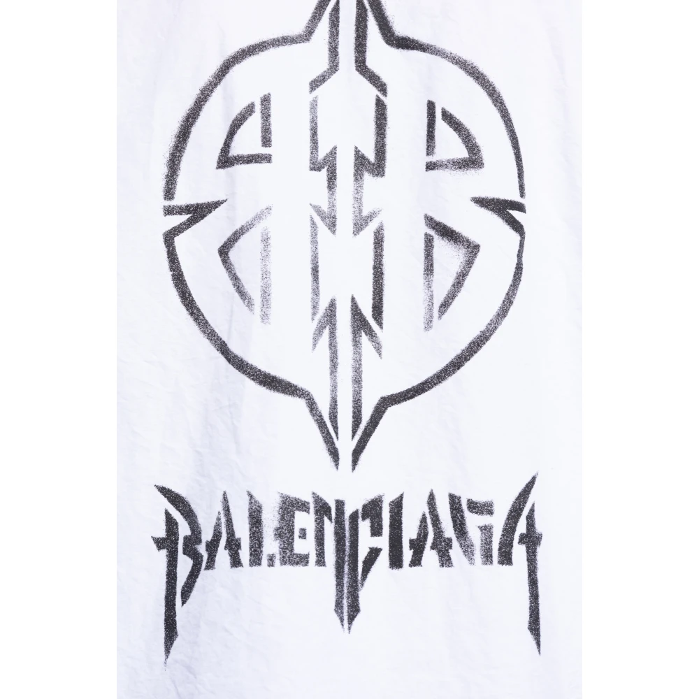Balenciaga Katoenen shirt met zak White Heren