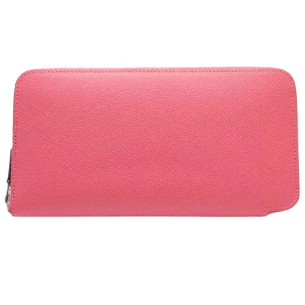 Hermès Vintage Pre-owned Leather wallets Pink Dames