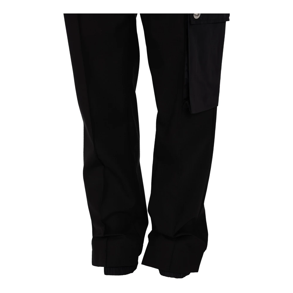 Les Hommes Slim Fit Broek Black Heren