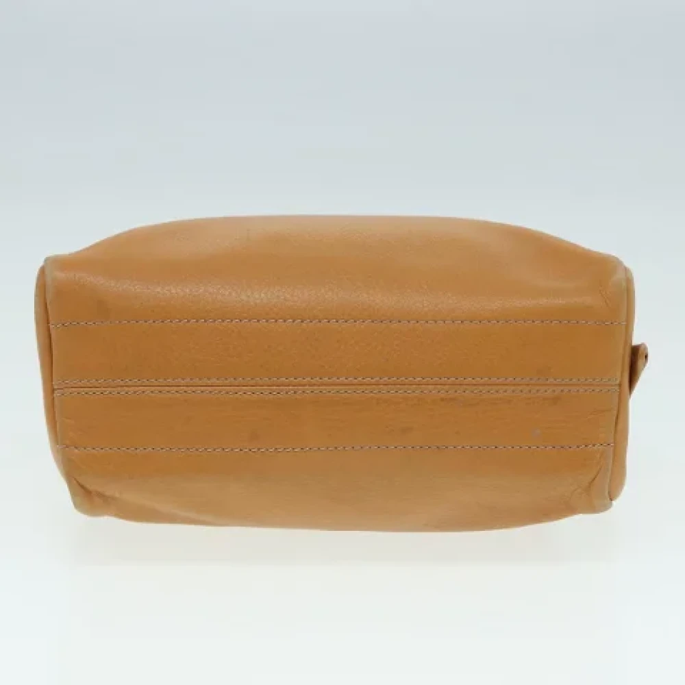 Loewe Pre-owned Leather shoulder-bags Yellow Dames