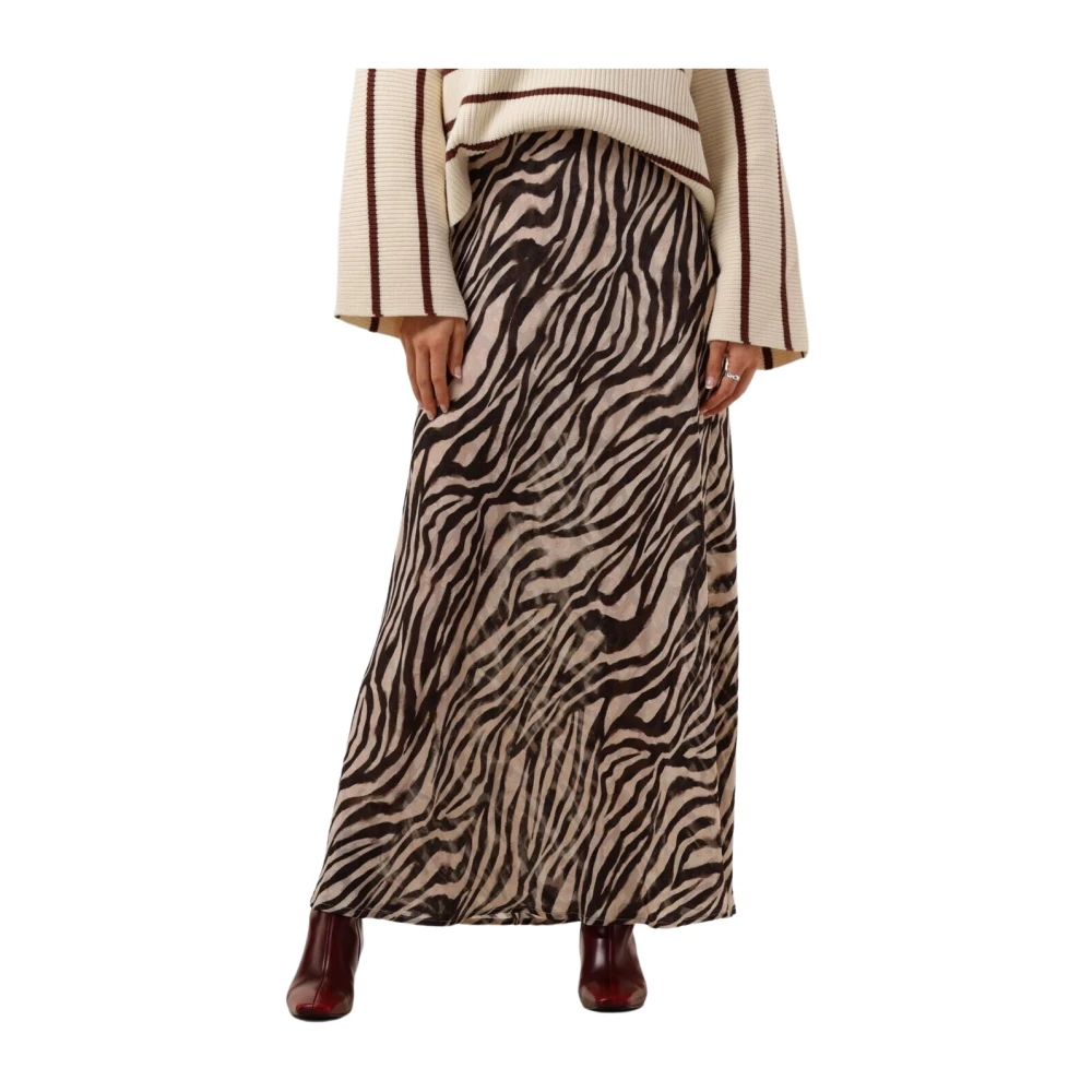 Gestuz Elegante High Waist Maxi Rok Multicolor Dames