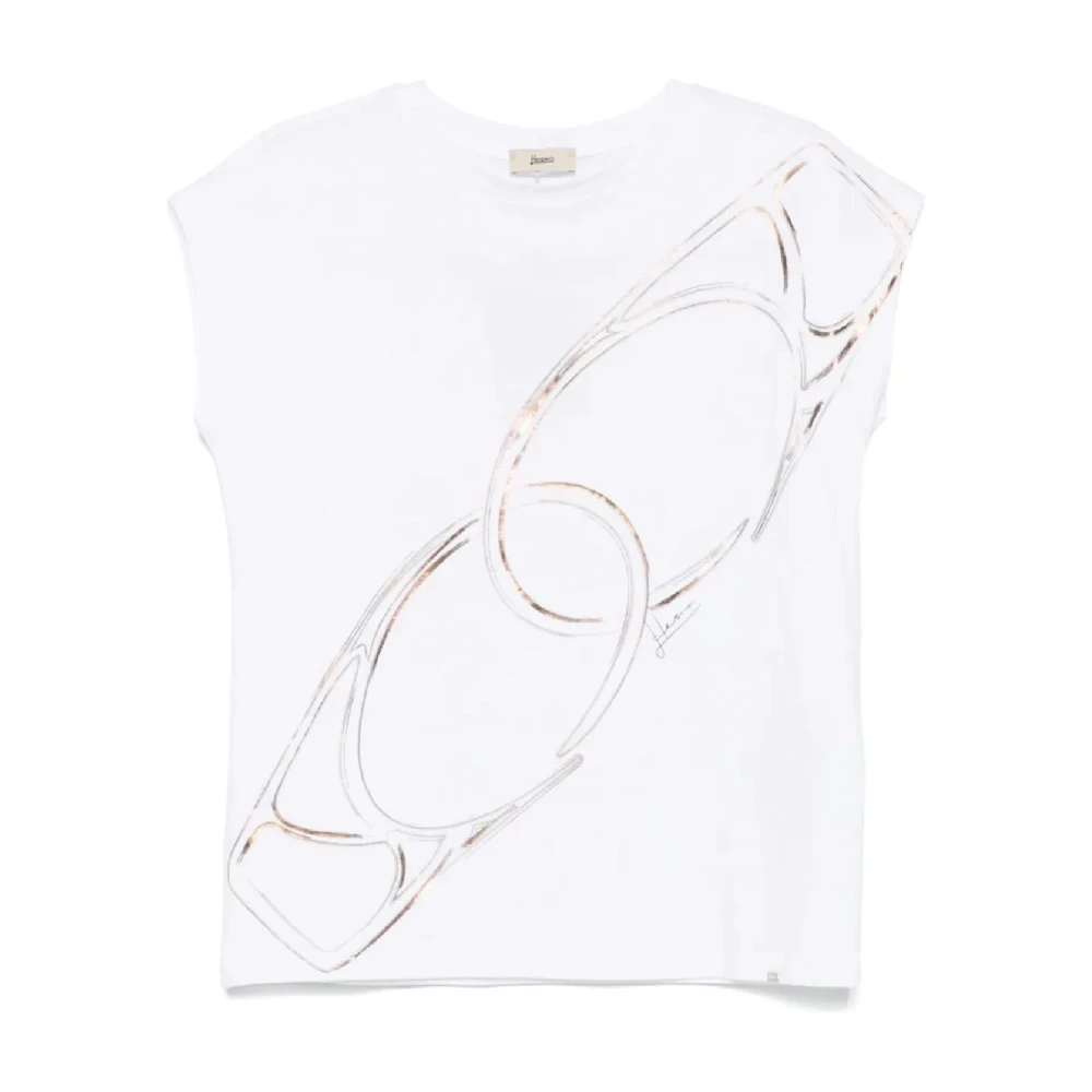 Herno - Tops > T-Shirts - White - Herno - Modalova