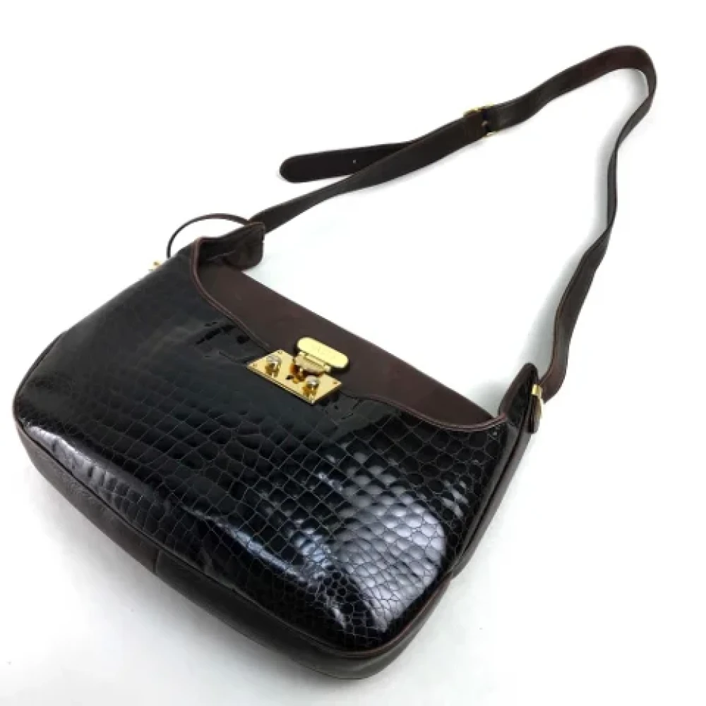 Bally Pre-owned Leather shoulder-bags Brown Dames