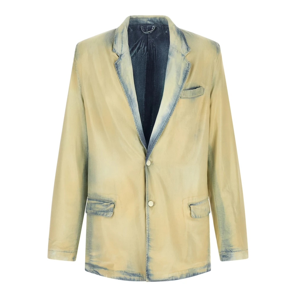 Diesel Men's Beige D-Nivale-Fsi Blazer