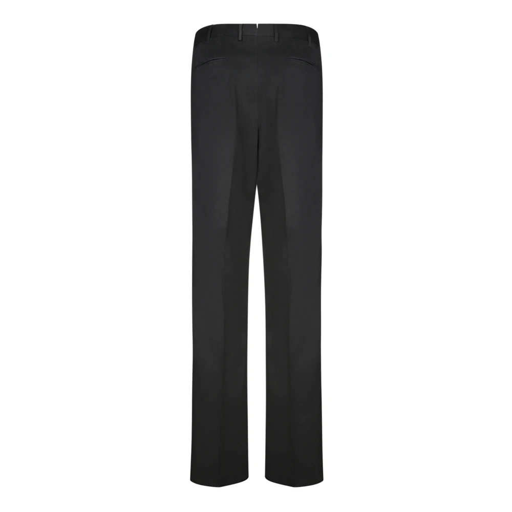 Dell'oglio Zwarte Broek voor Mannen Aw24 Black Heren