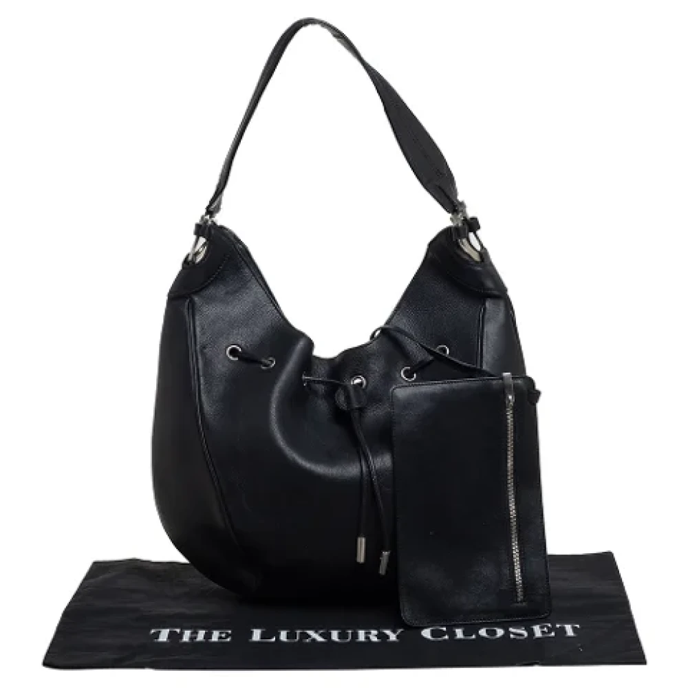Salvatore Ferragamo Pre-owned Leather handbags Black Dames