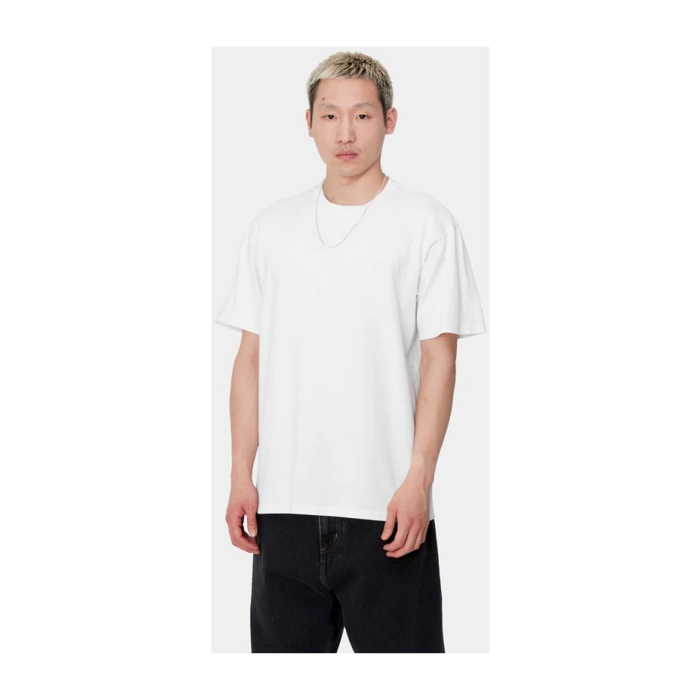 Carhartt WIP Duster Script T-Shirt White Heren