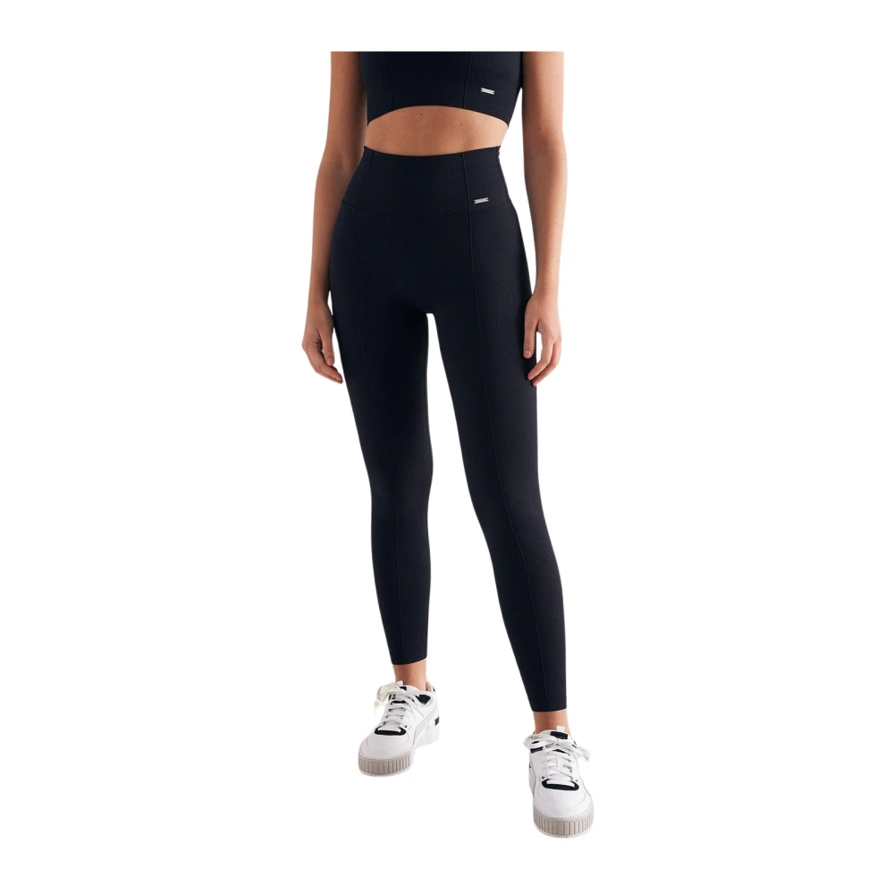 Aim'n Black Luxe Seamless Tights Black, Dam