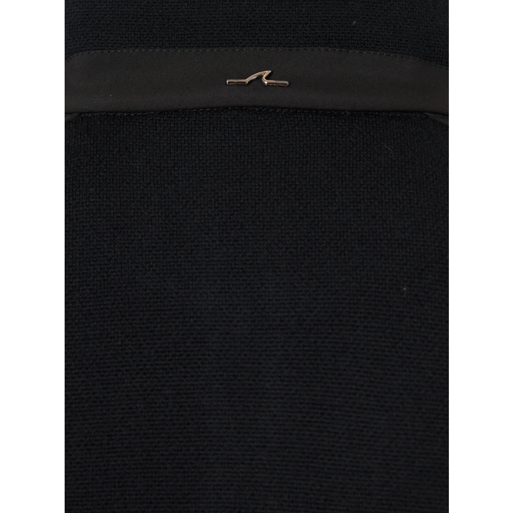 PAUL & SHARK Wol Half-Zip Gebreide Kleding Black Heren