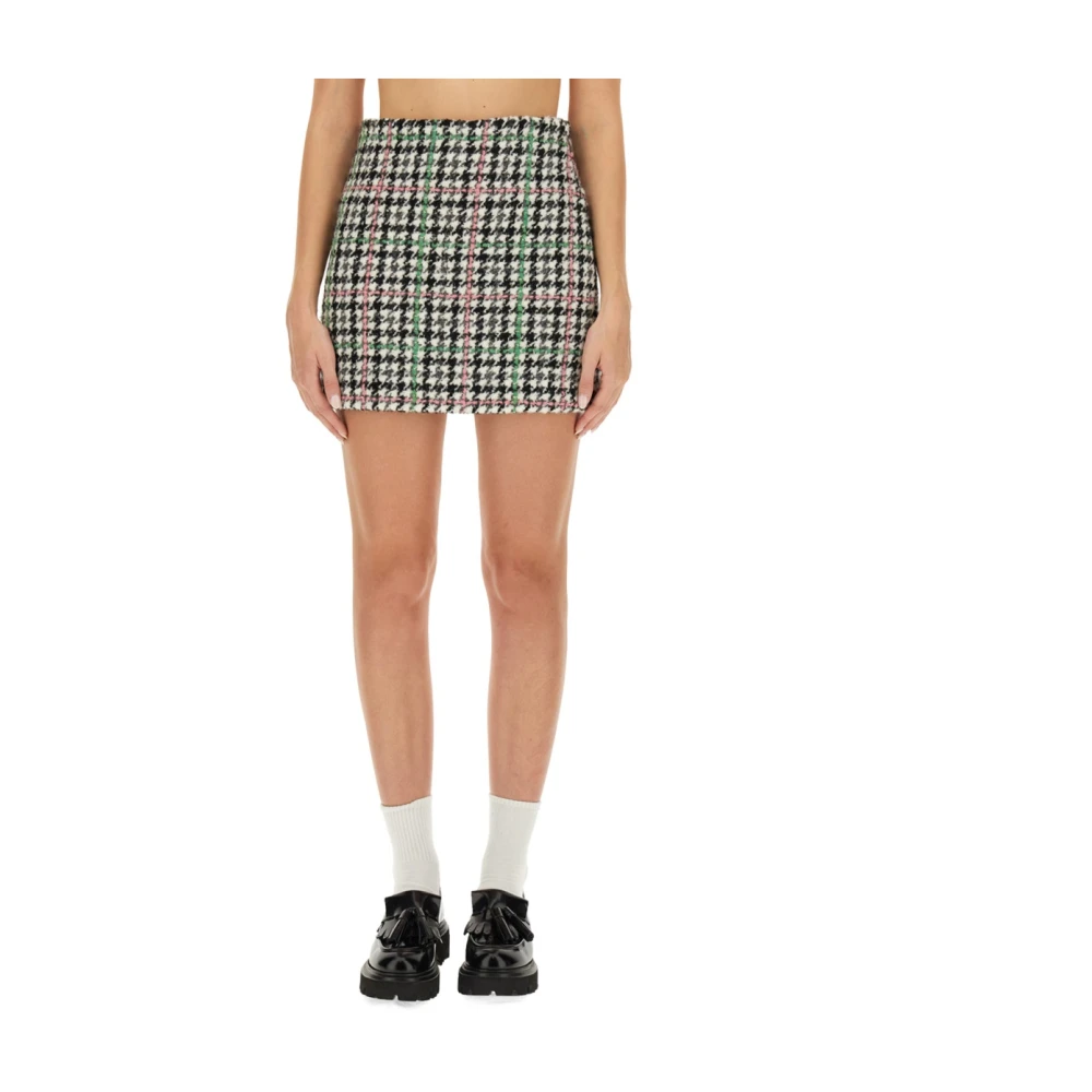 Msgm Wollen Mini Rok Multicolor Dames
