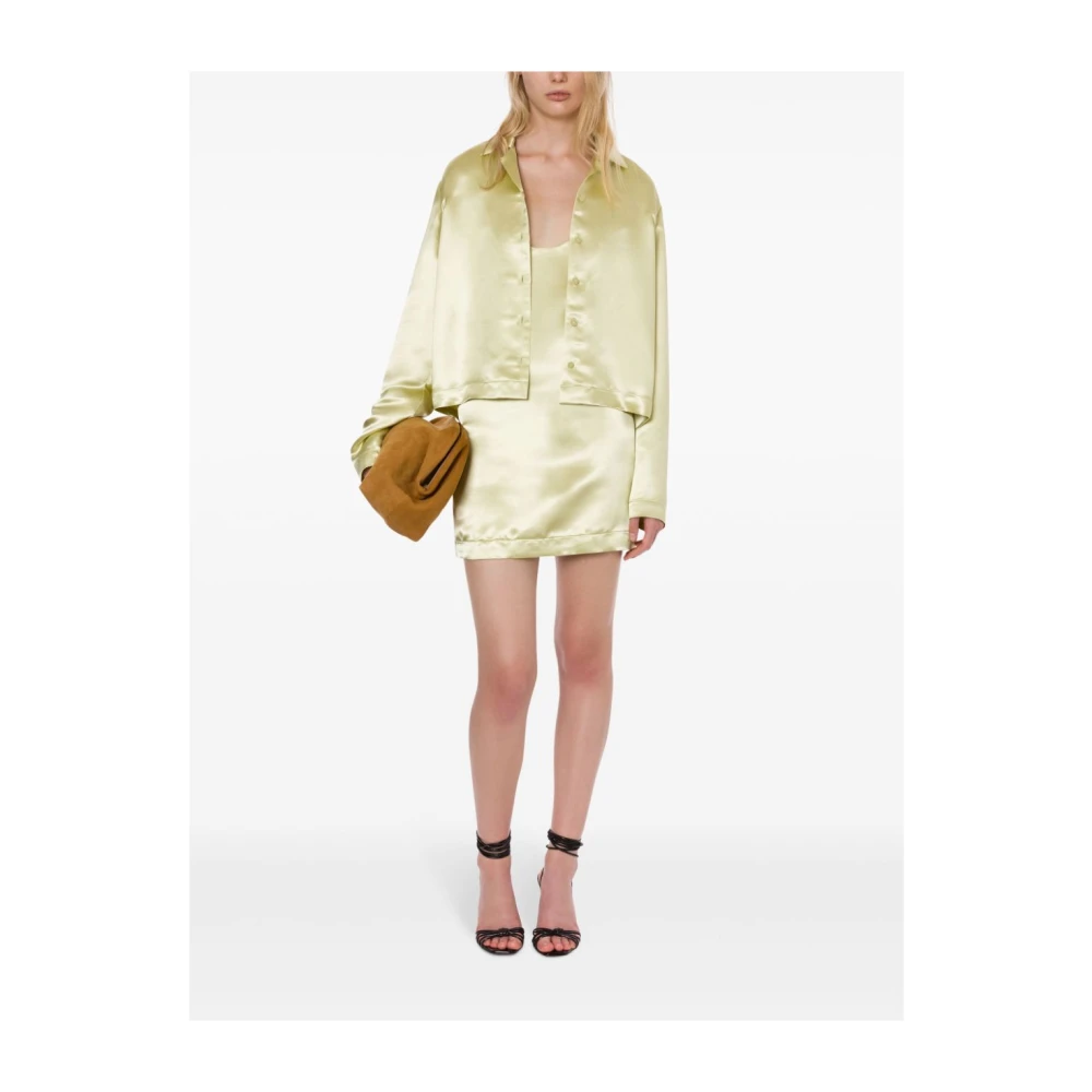 Philosophy di Lorenzo Serafini Gele Shirt Camicia Yellow Dames