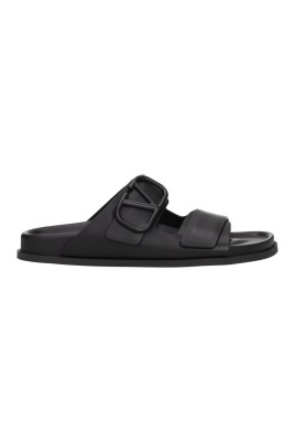 black-leather-logo-slipper-open-toe