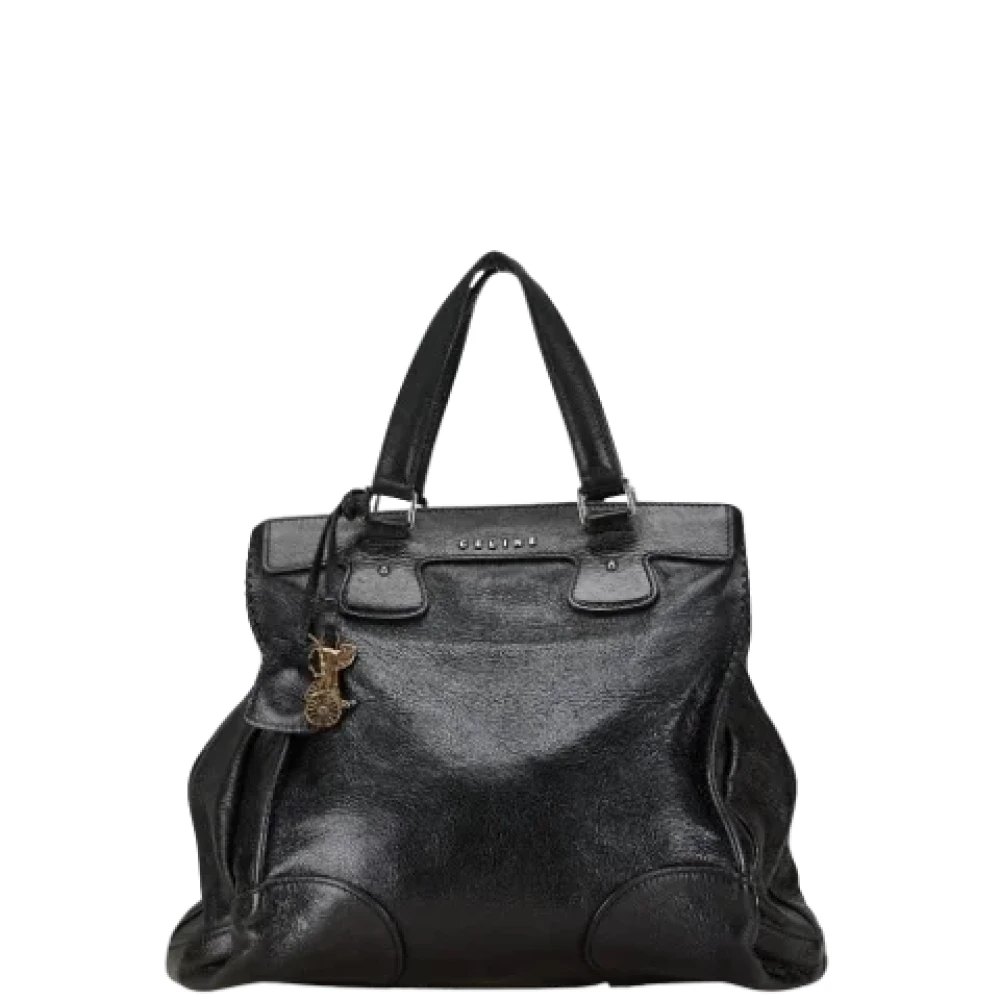 Celine Vintage Pre-owned Leather celine-bags Black Dames