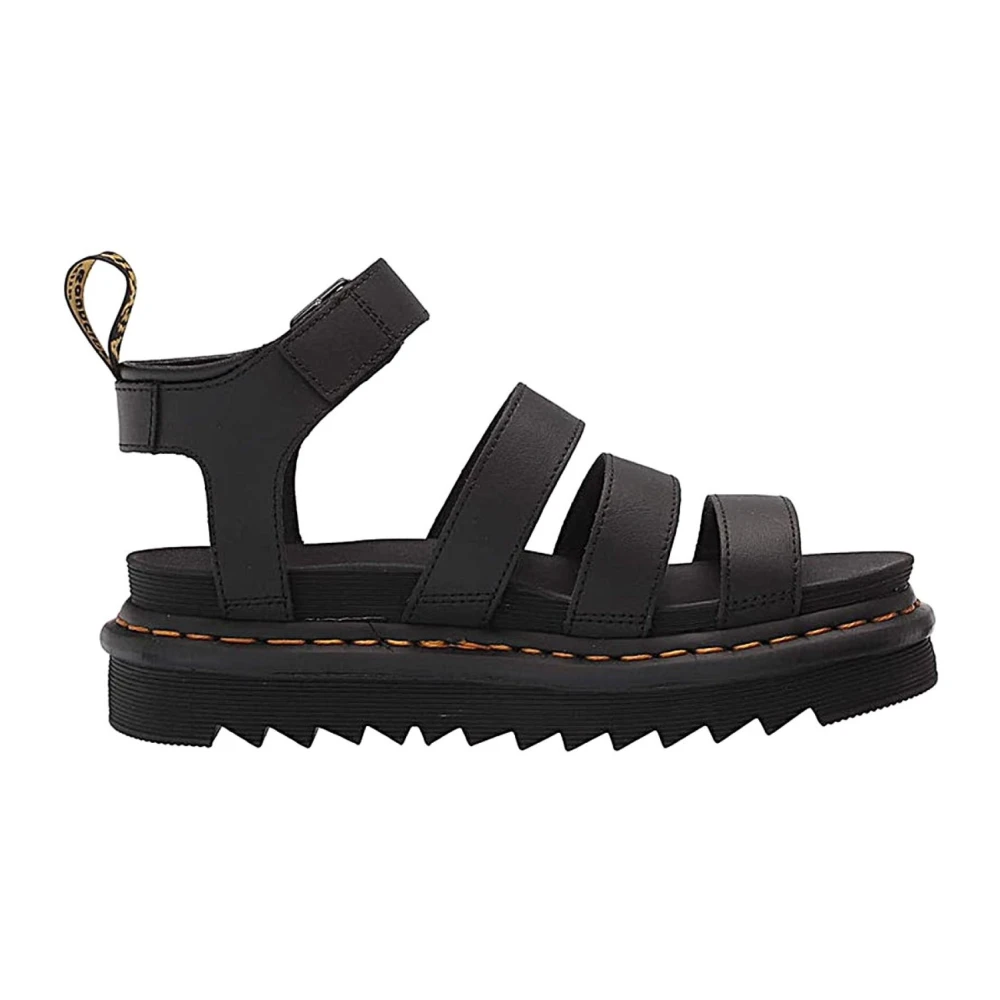 Dr. Martens Svart Klassisk Sandal För Vardagsbruk