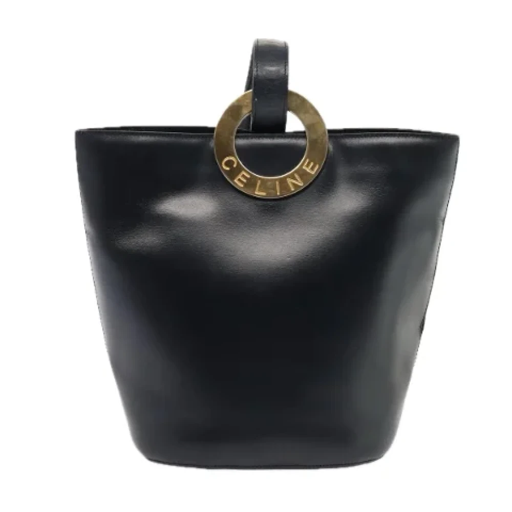 Celine Vintage Pre-owned Leather celine-bags Blue Dames