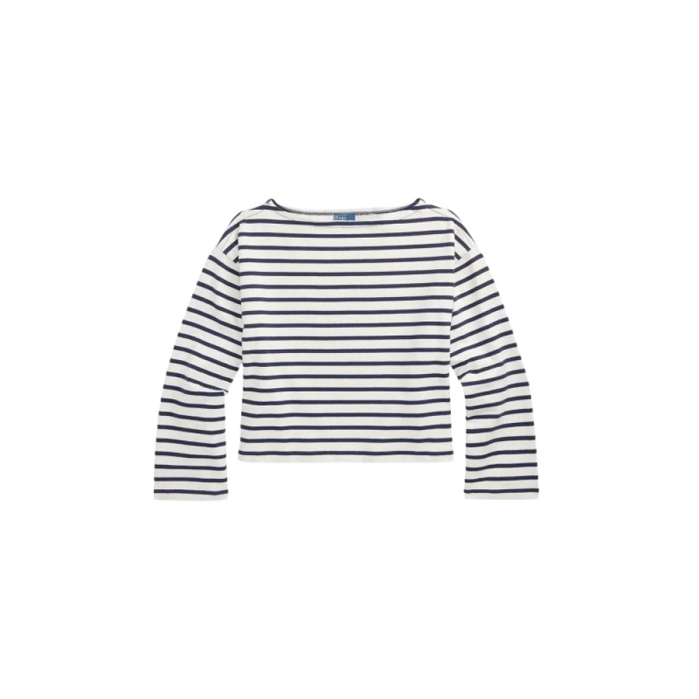 Ralph Lauren Women's Multicolor Crp Mariner Long Sleeve Pullover