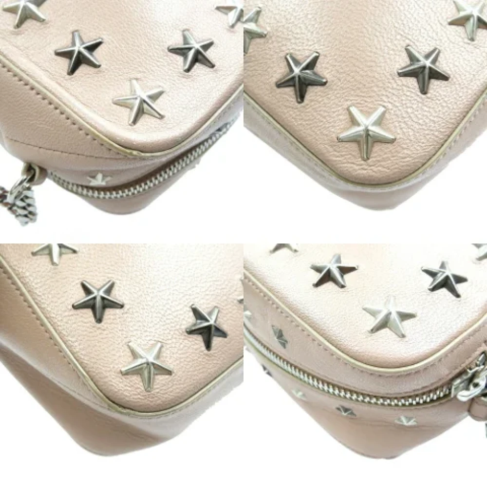 Jimmy Choo Pre-owned Leather shoulder-bags Pink Dames