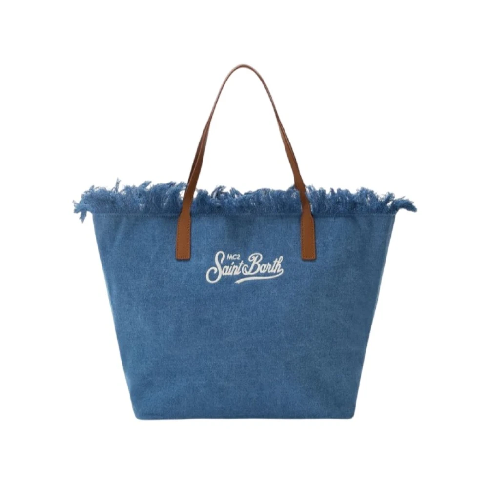 Mc2 Saint Barth Women's Blue City Bag - Shopping Bags - One Size - Bags