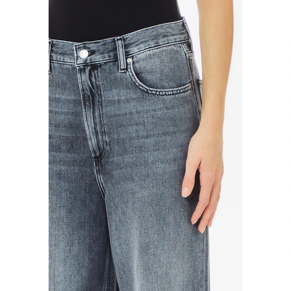 Liu Jo Baggy Wide Leg Jeans Blue Dames