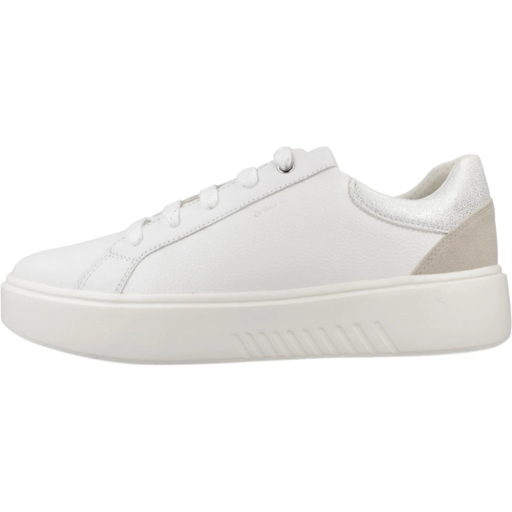 Geox Nhenbus Sneakers Dames Schoenen Wit