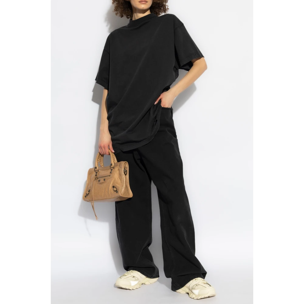 Balenciaga T-shirt met logo Black Dames