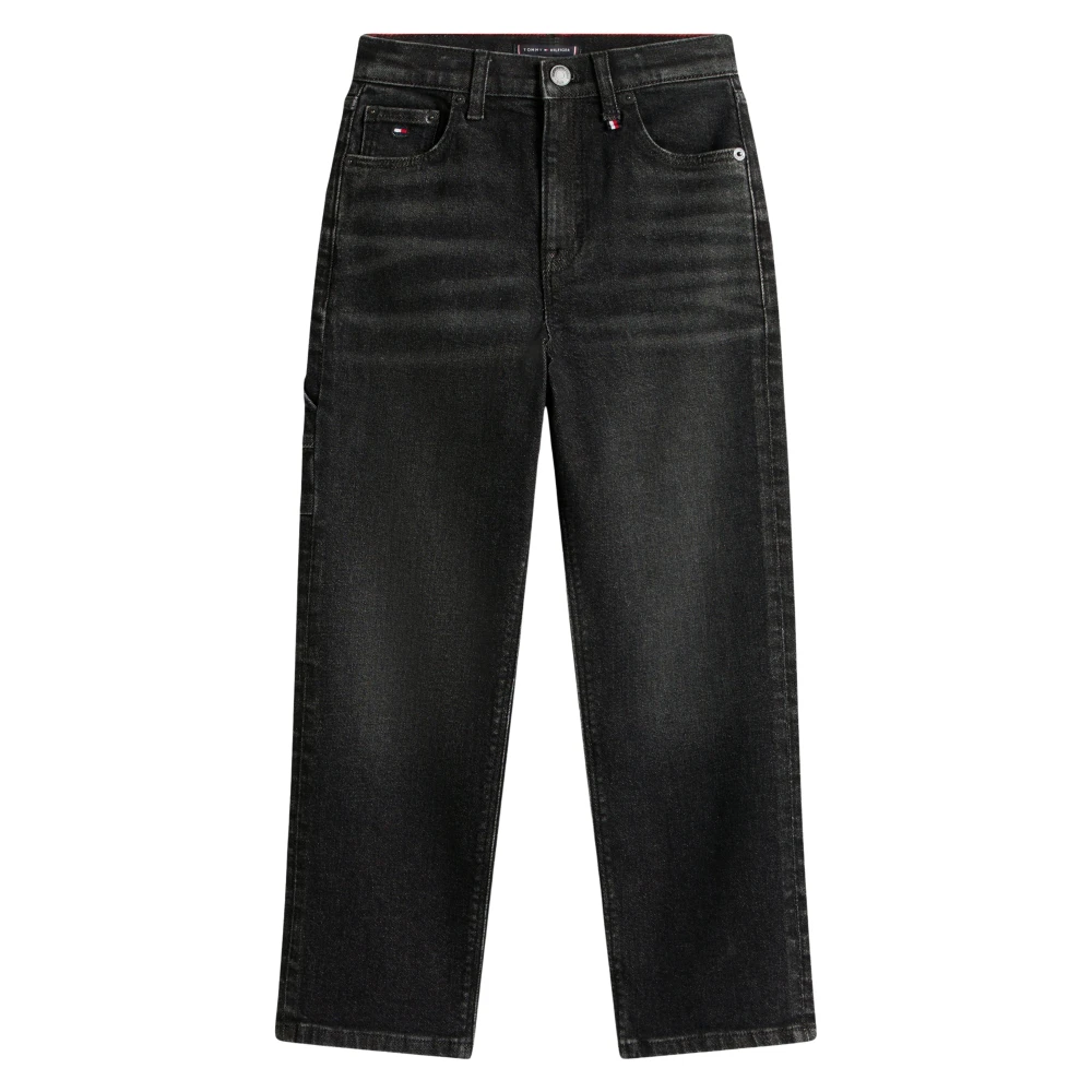 Tommy Hilfiger Boys Black Relaxed Worker Jeans - Jeans - 12 Y - Kids