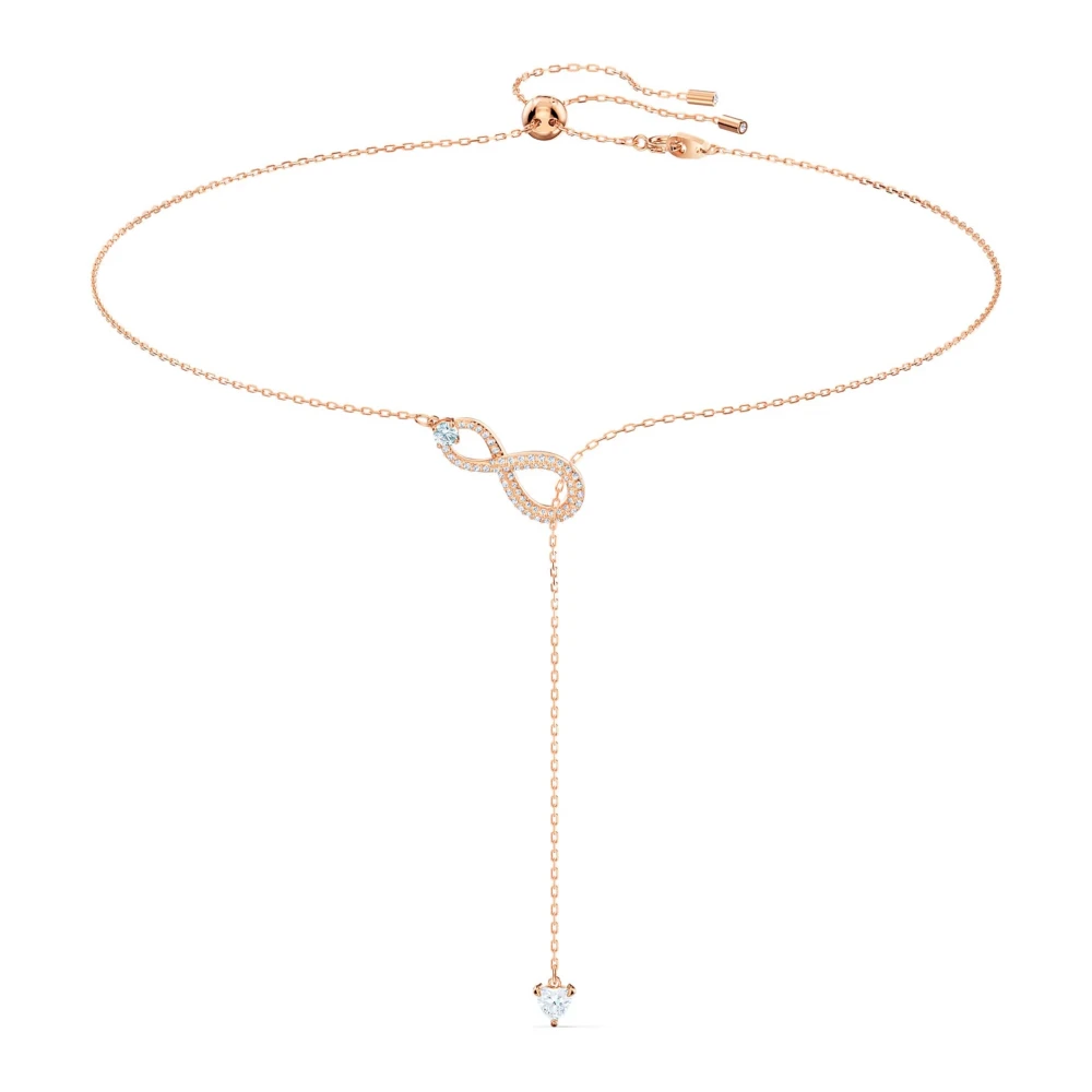 Swarovski Women's Yellow Y-Necklace Hyperbola Infinity