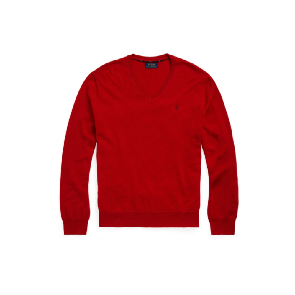 Polo Ralph Lauren V-neck Knitwear Red Heren