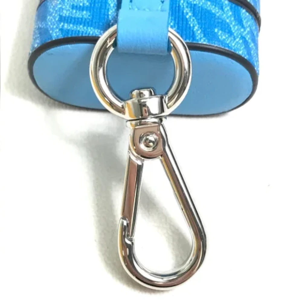 Fendi Vintage Pre-owned Leather home-office Blue Dames