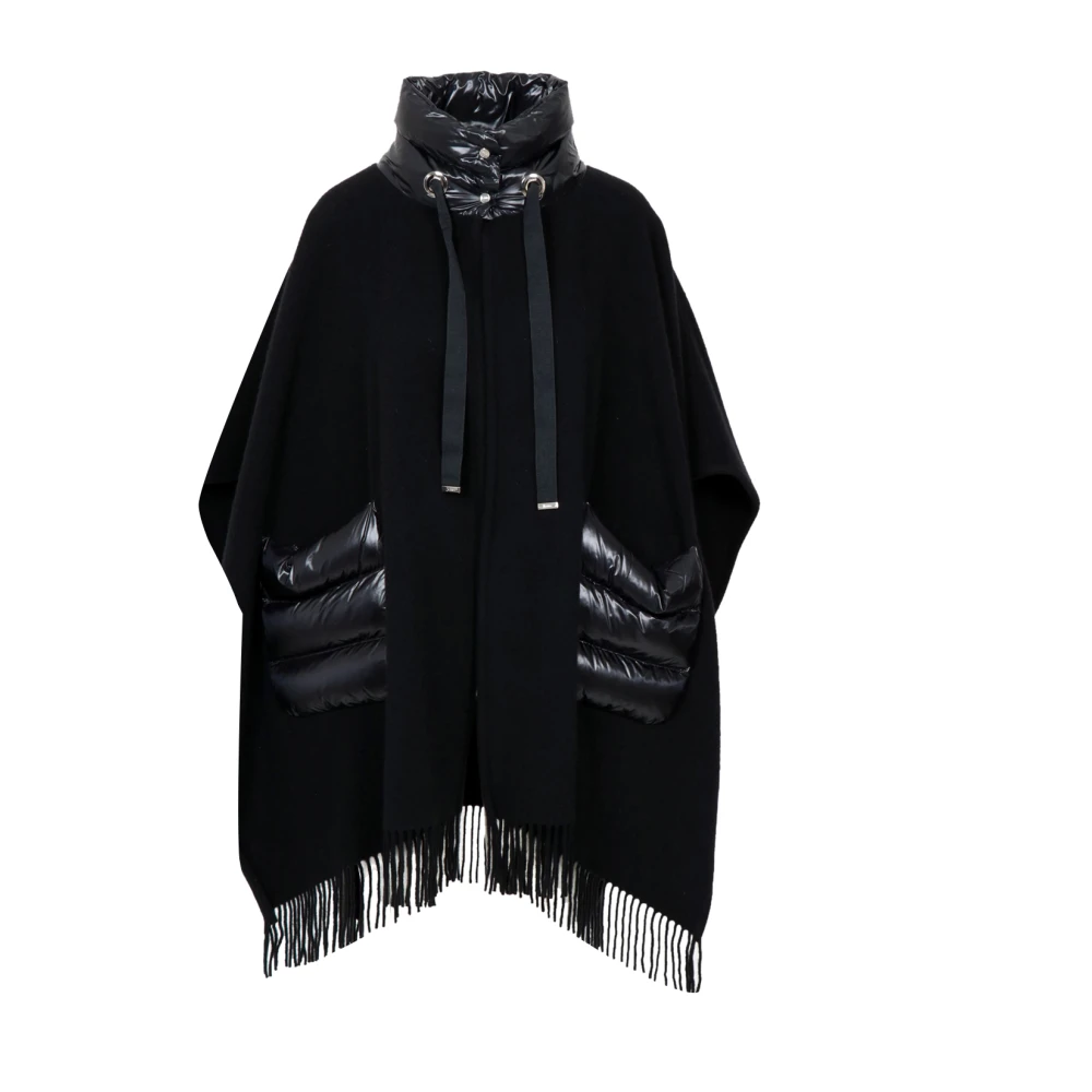 Herno Donna Nero Resort Poncho