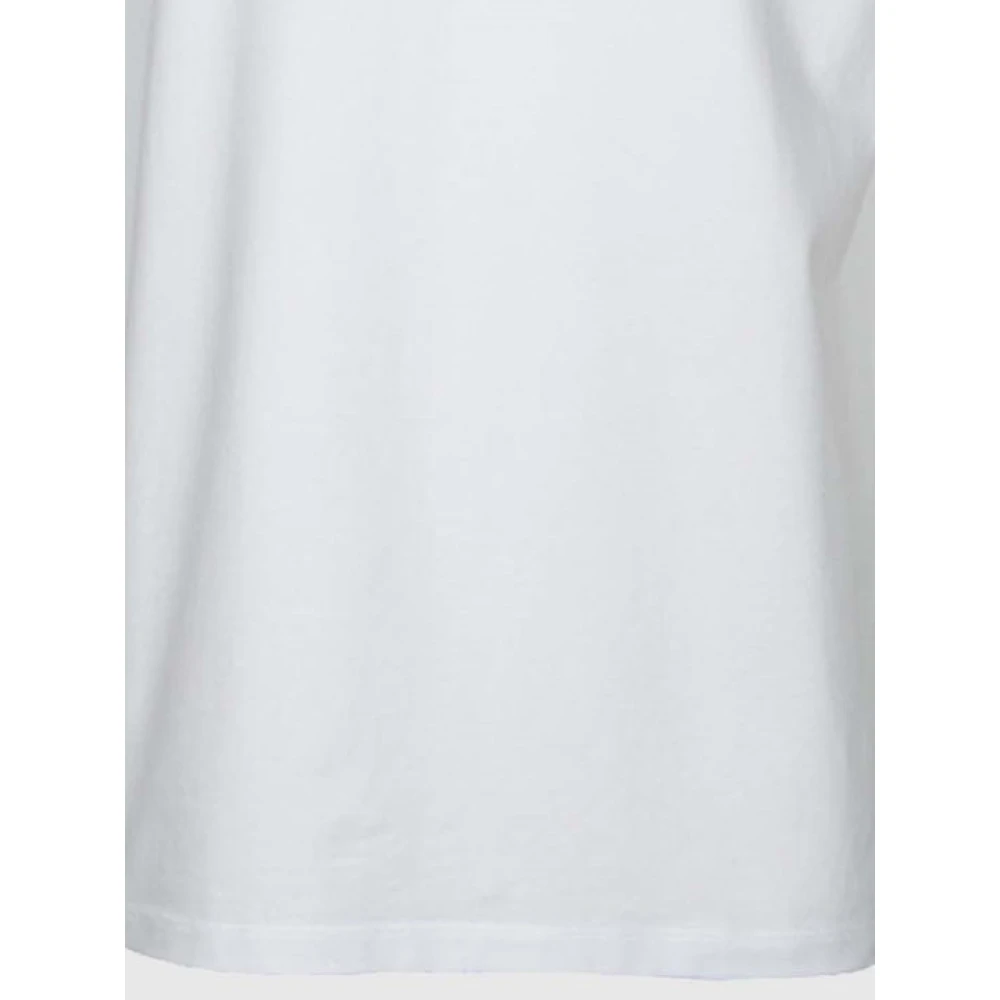Karl Lagerfeld Wit Regular Fit Katoenen T-Shirt White Heren