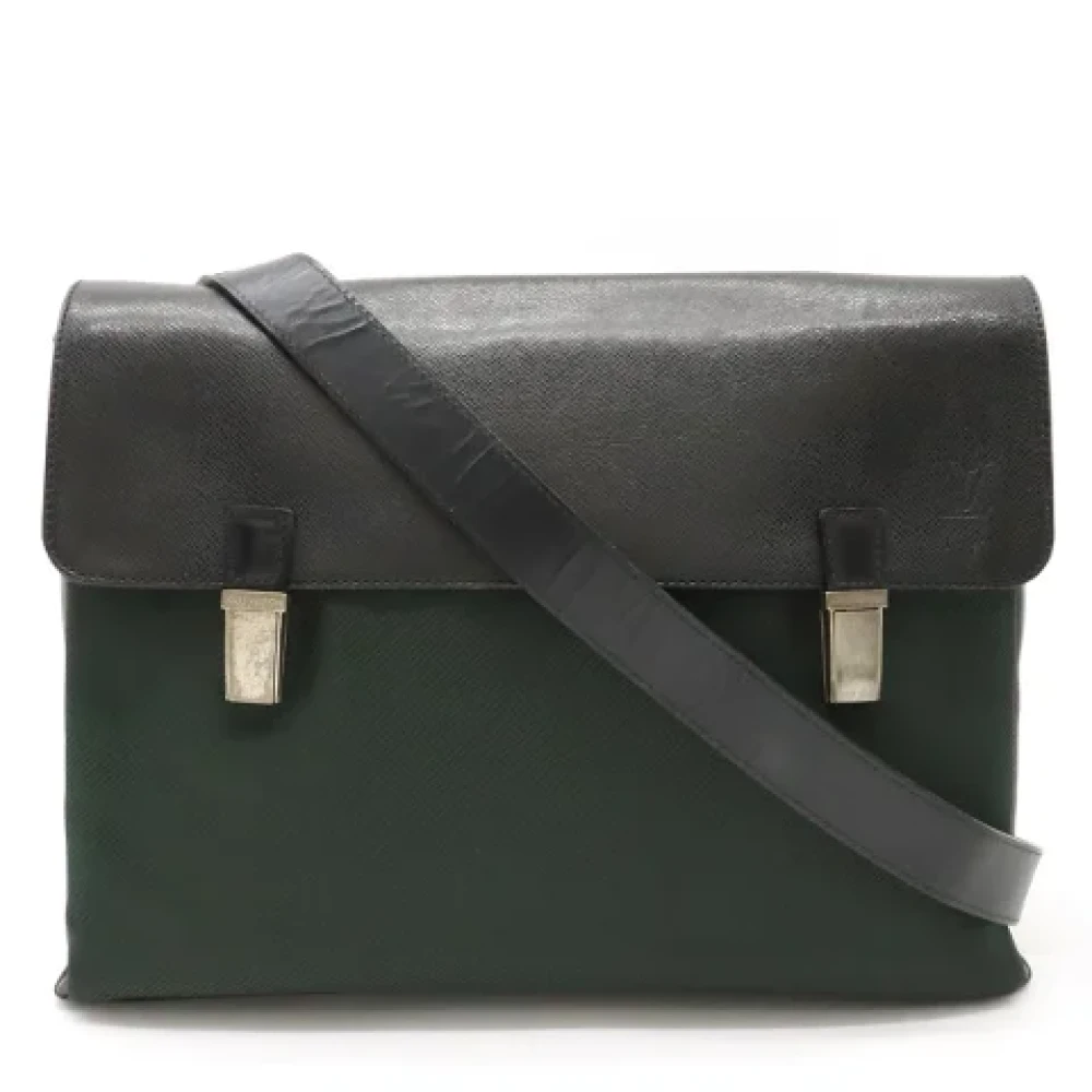 Louis Vuitton Vintage Pre-owned Canvas shoulder-bags Black Heren