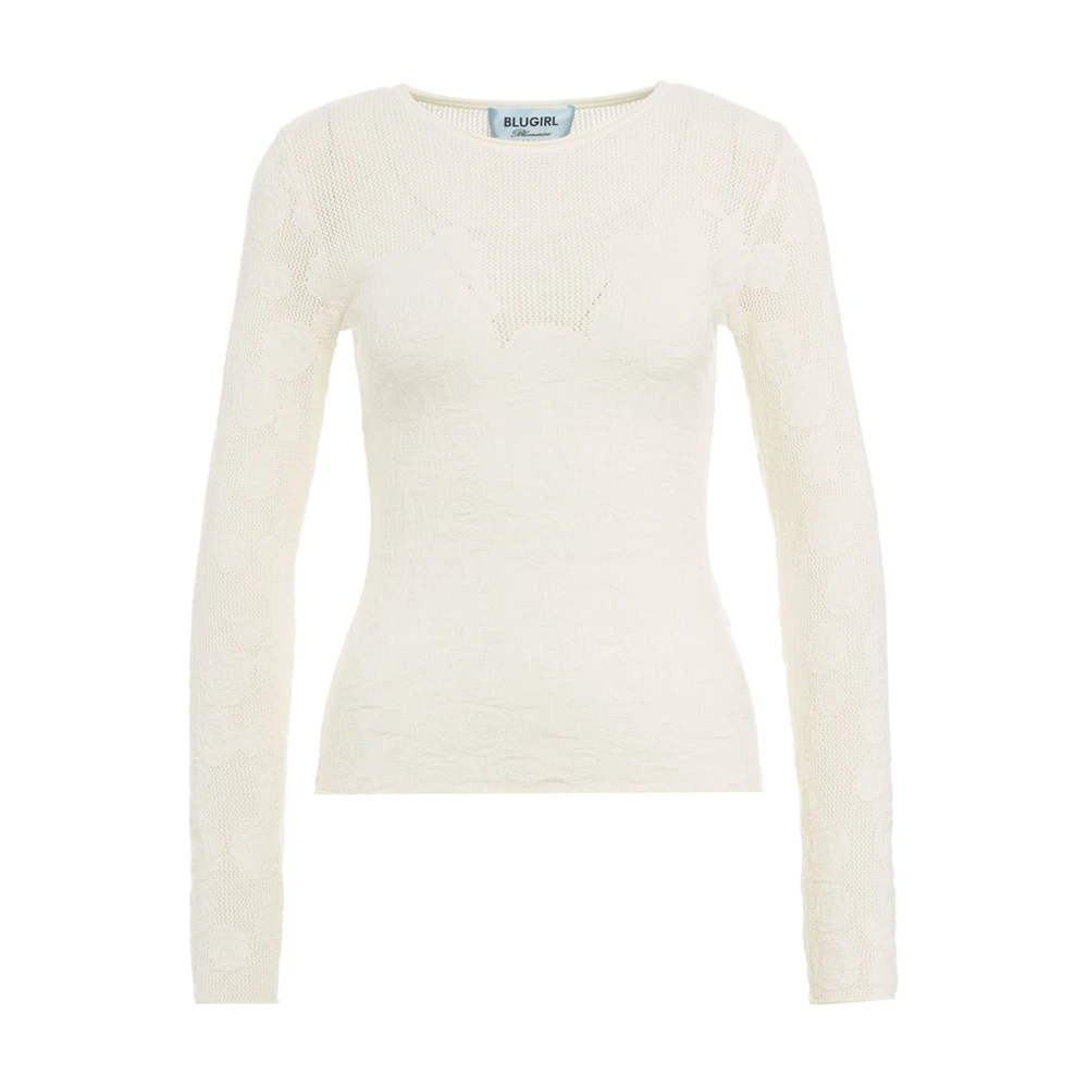 Blugirl Stijlvolle Sweaters voor Trendy Looks Blue Dames