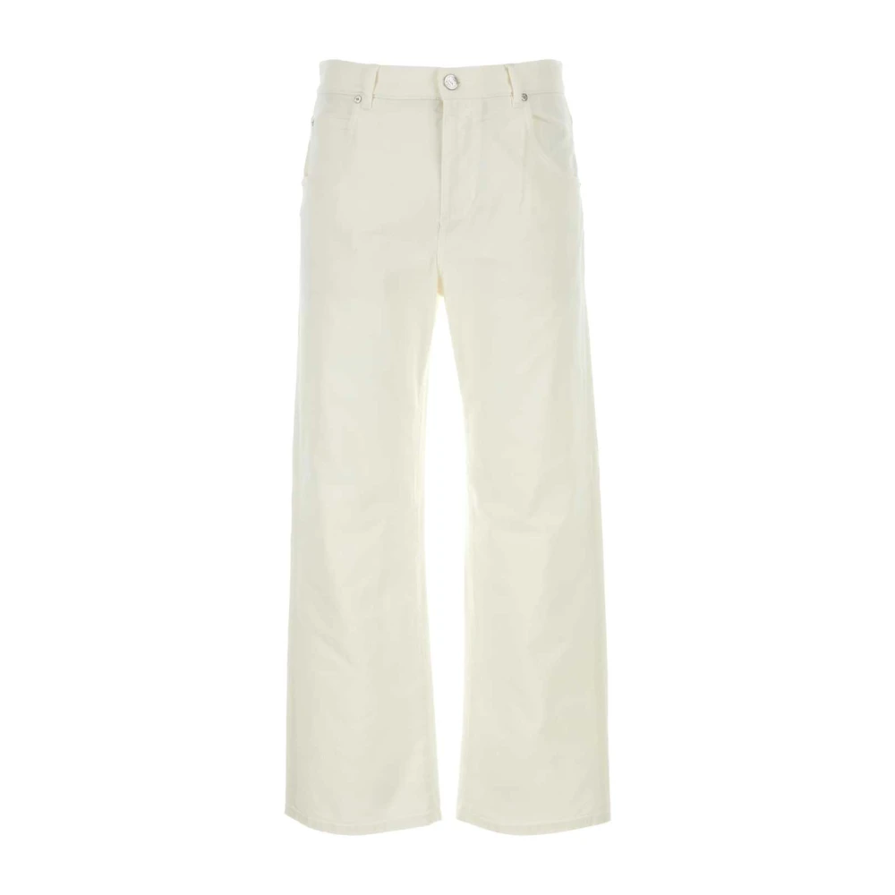 ETRO Ivory Stretch Denim Jeans White Heren