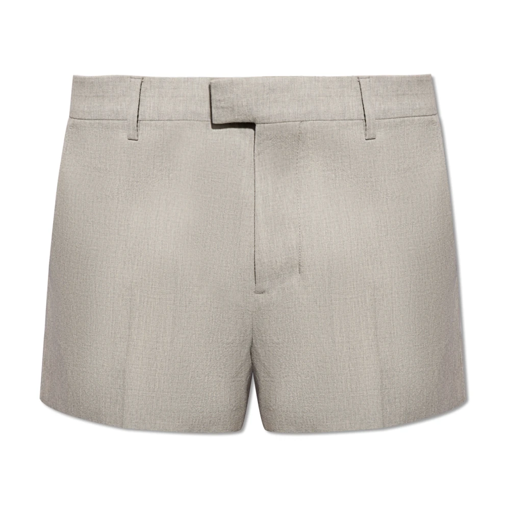 Ami Paris Wollen shorts Gray Heren