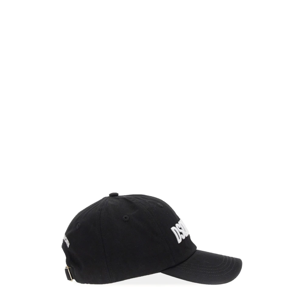 Dsquared2 Logo Katoenen Baseballpet Black Heren