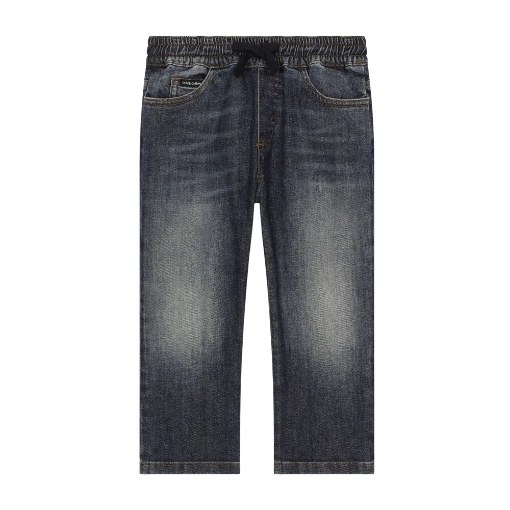 Dolce & Gabbana Snygga Jeans för Pojkar Gray, Pojke