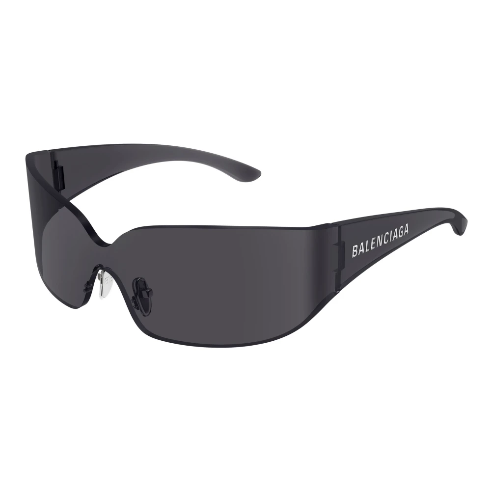 Balenciaga Men's Gray Shield Sunglasses