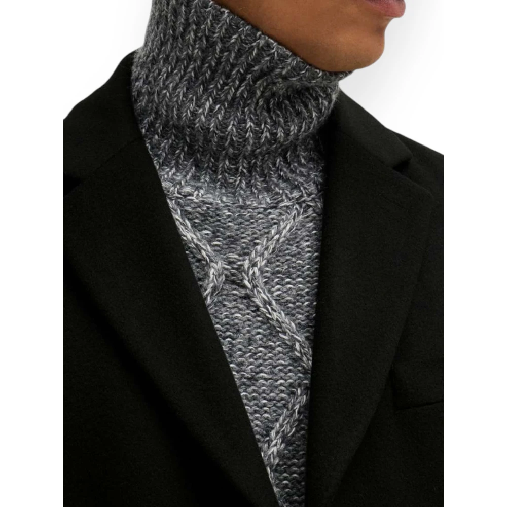 Hugo Boss Stijlvolle Jas met H-Hyde Detail Black Heren