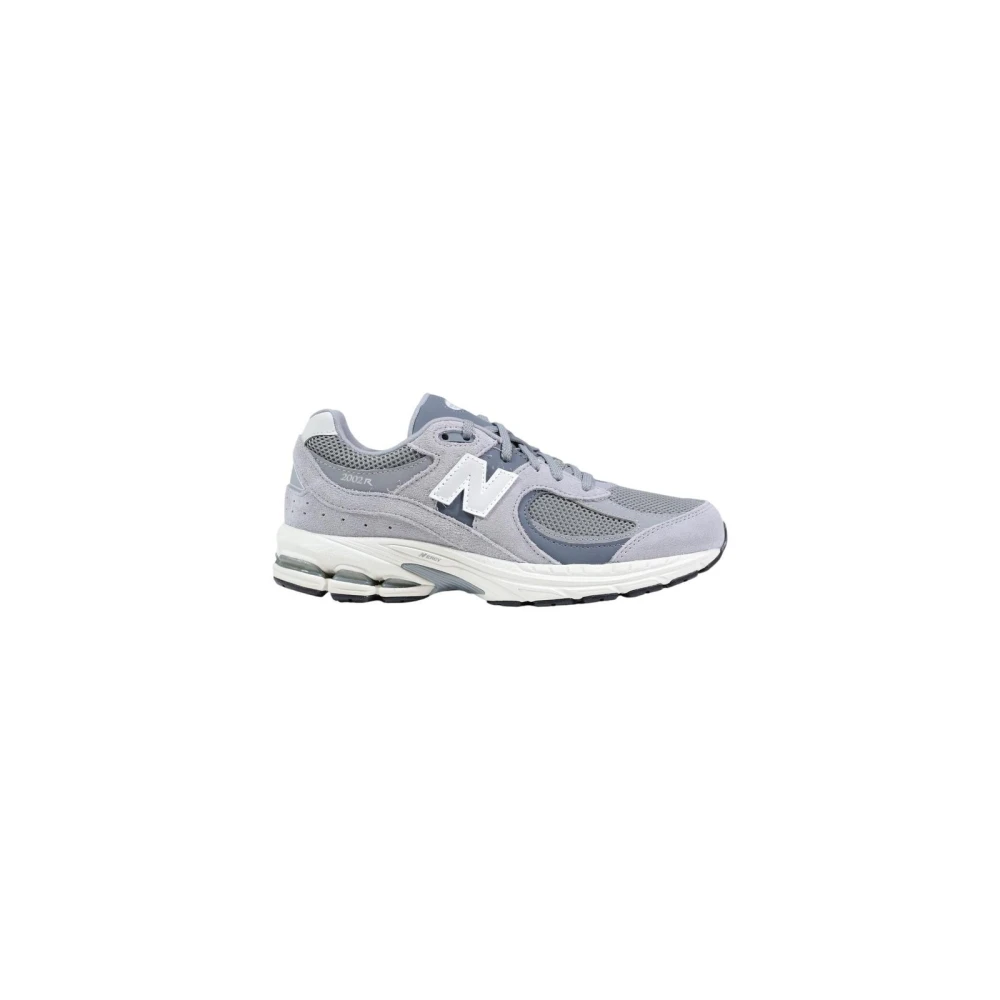 New Balance Women's Gray Sneakers, 4 Uk, Lace-Up Leather And Fabric Trainers