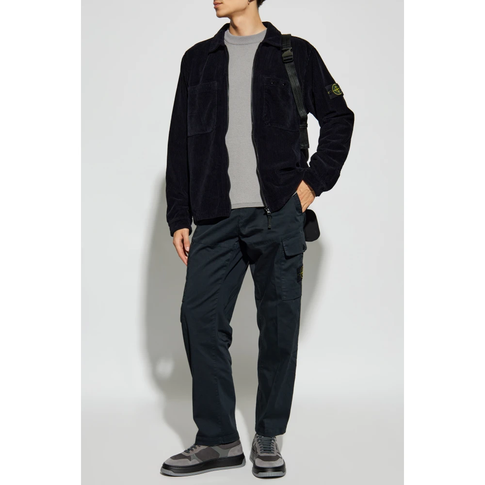 Stone Island Trui met logo Gray Heren
