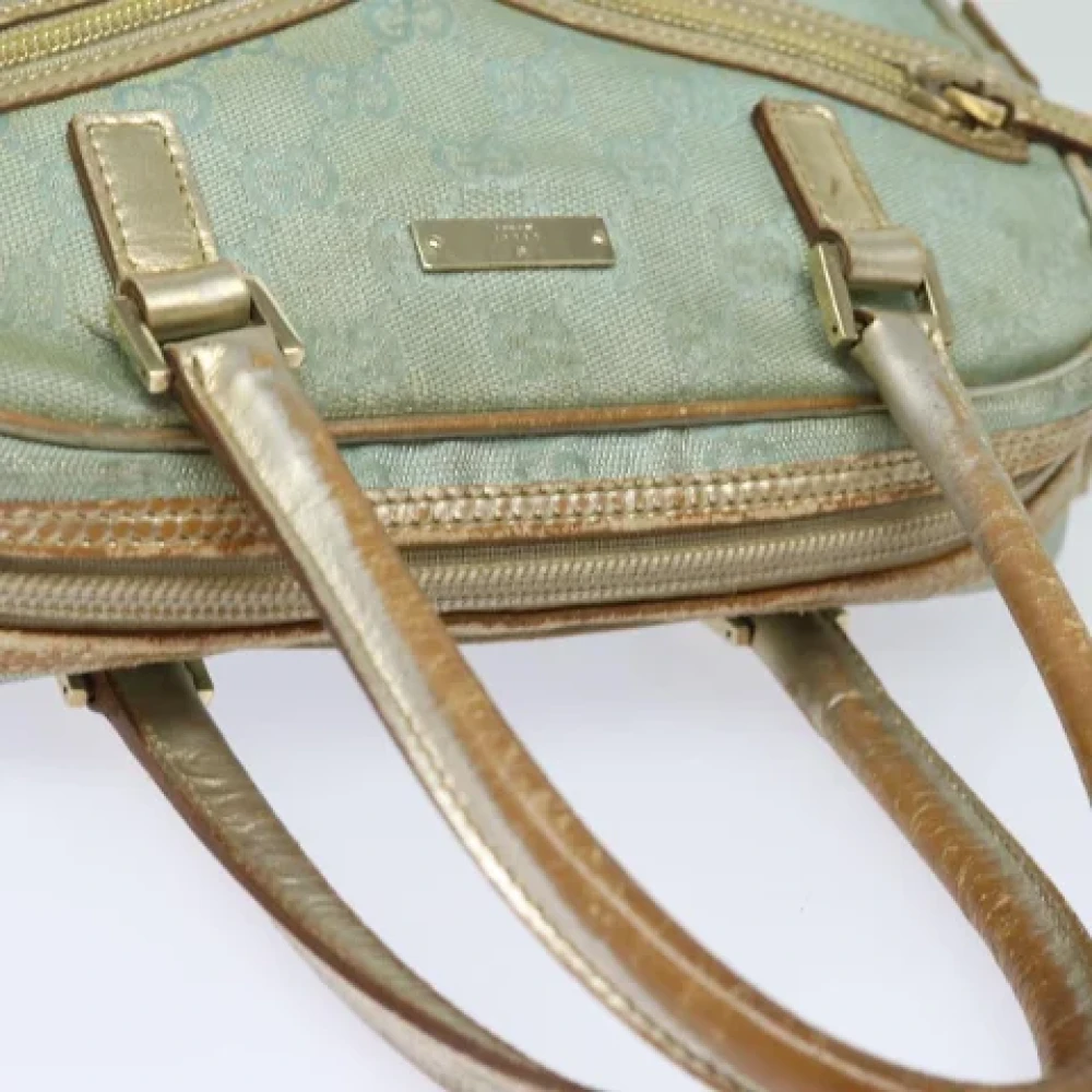 Gucci Vintage Pre-owned Canvas gucci-bags Blue Dames
