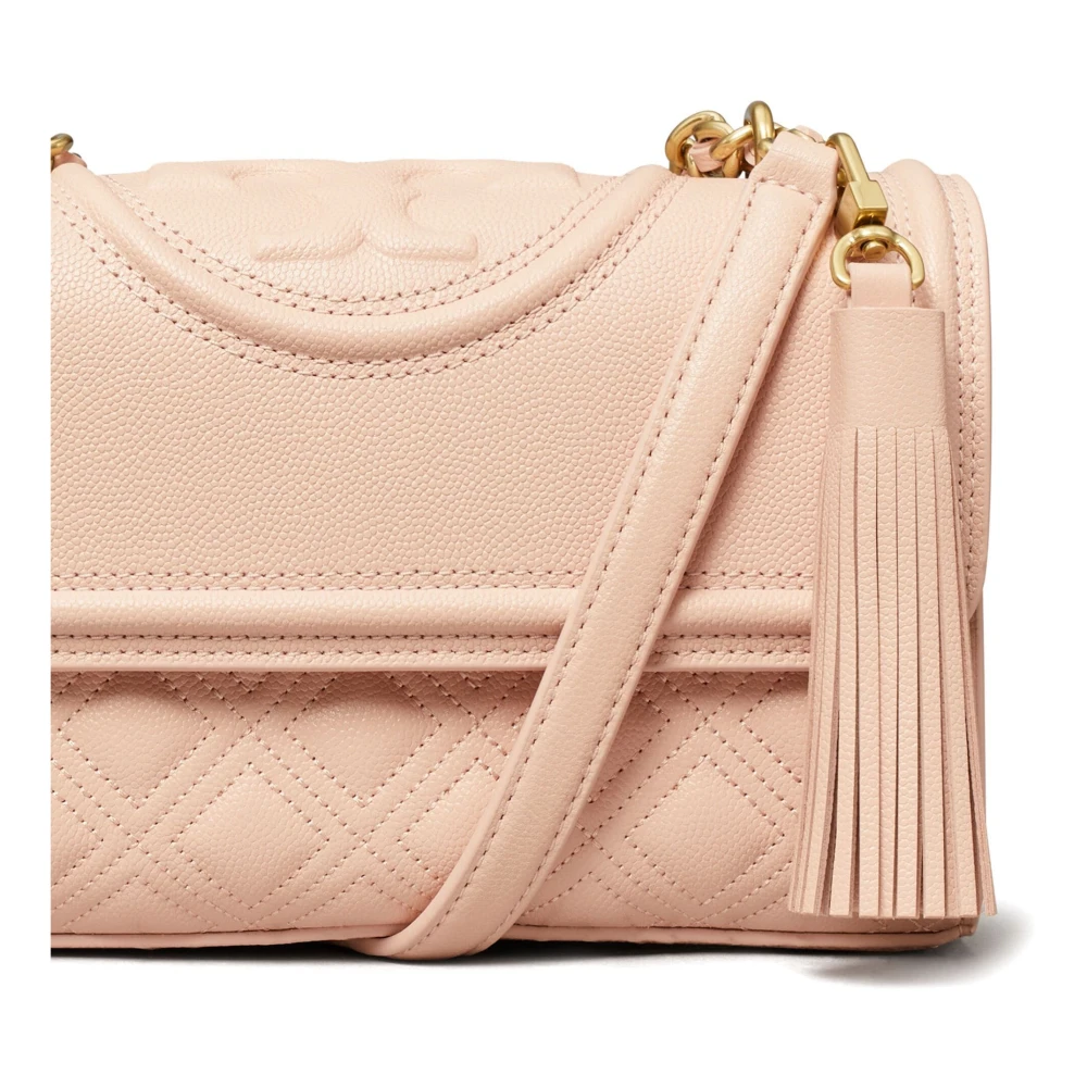 TORY BURCH Zacht Graan Klein Blush Leren Tas Pink Dames